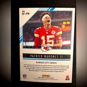 Panini NFL Patrick Mahomes II Trading Card - Red